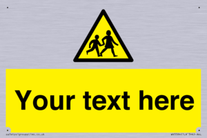 Custom Warning children Sign